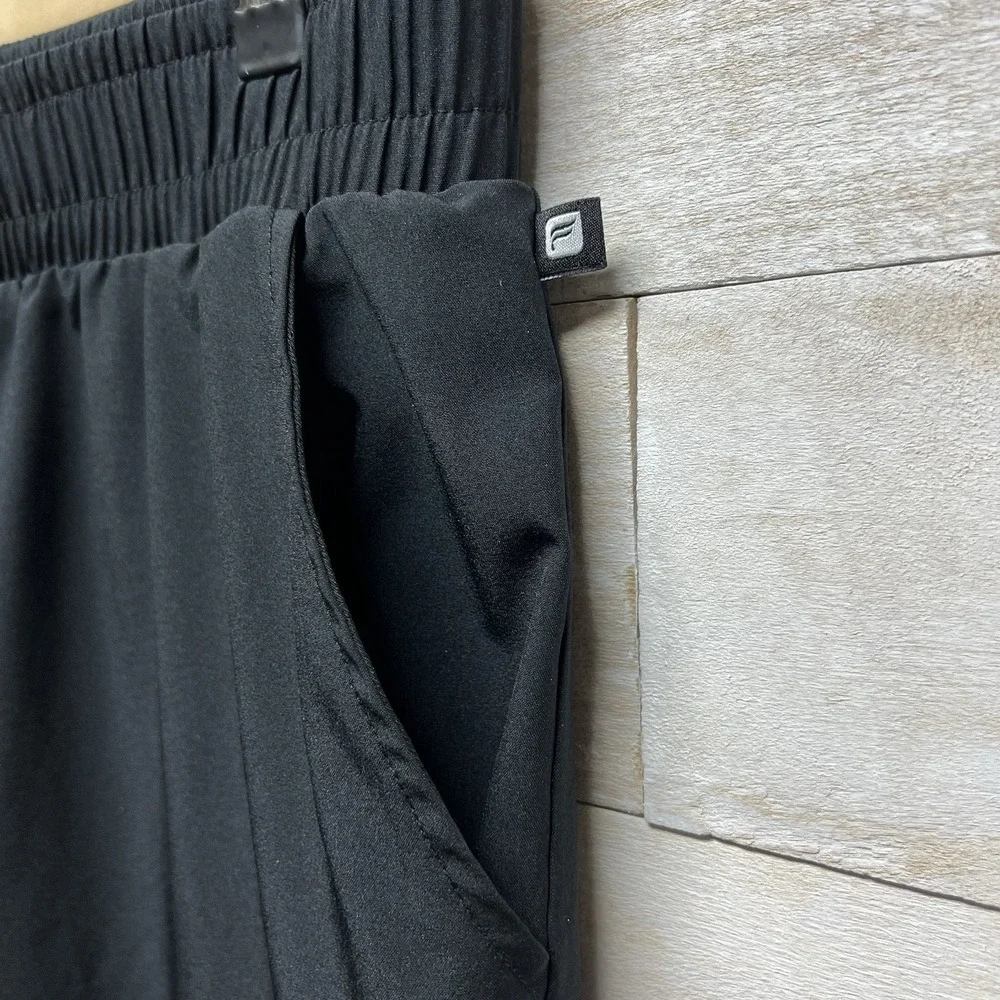 Fabletics Pants Womens Small Black Braided Tiana Ankle Pull‎ On Pockets Stretch - Picture 4 of 13